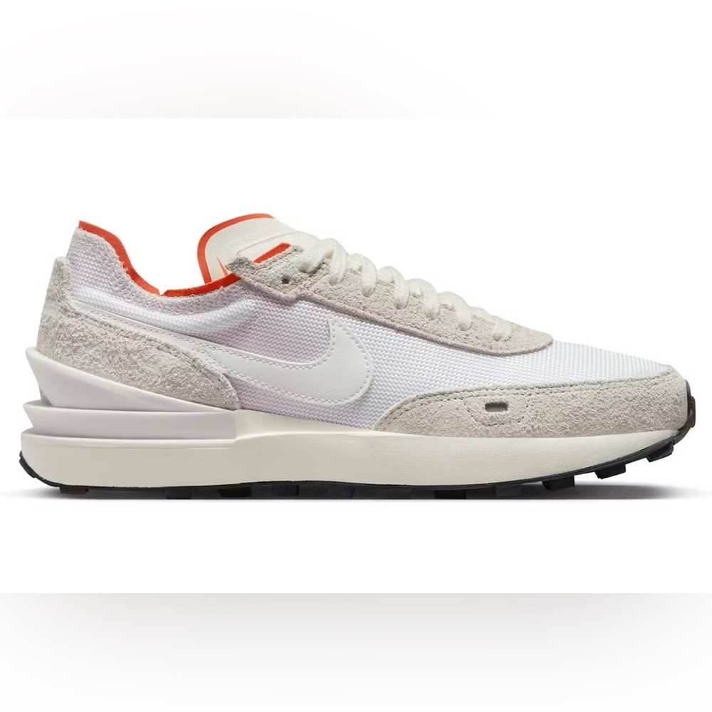Nike Waffle One Vintage White and Picante Red